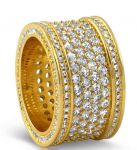 Discount Offer at 6 Row Eternity Bling In Gold